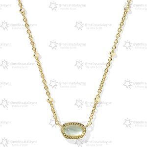 Mini Elisa Gold Satellite Short Pendant Necklace